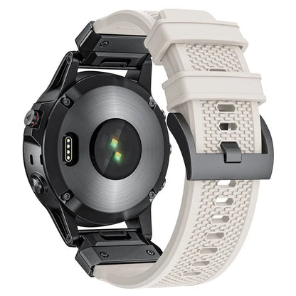 For Garmin Fenix 3 / 5 / 5X / 6X / 7X Soft Rubber Replacement Strap 26mm Universal Smart Watch Wrist Band