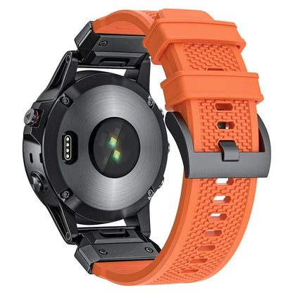 For Garmin Fenix 3 / 5 / 5X / 6X / 7X Replacement Strap 22mm Universal Smart Watch Soft Rubber Wrist Band