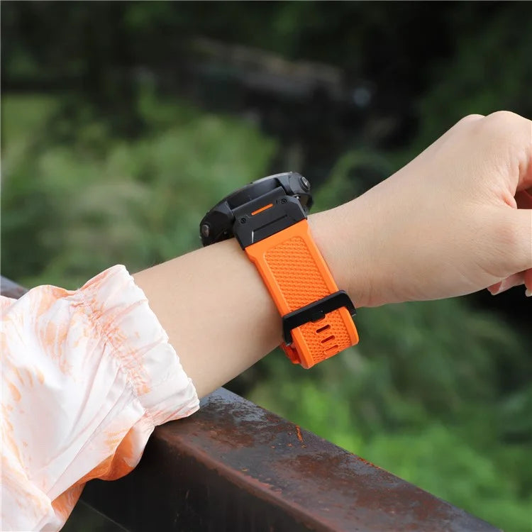 For Garmin Fenix 3 / 5 / 5X / 6X / 7X Replacement Strap 22mm Universal Smart Watch Soft Rubber Wrist Band