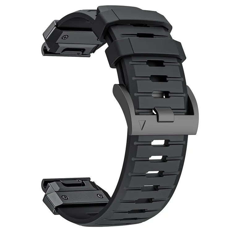 For Garmin Fenix 3 / 5 / 5X / 6X / 7X Smart Watch Replacement Strap 26mm Universal Fluorubber Wrist Band