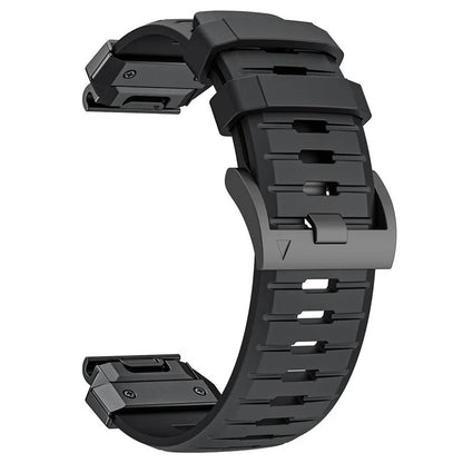 For Garmin Fenix 3 / 5 / 5X / 6X / 7X Smart Watch Replacement Strap 26mm Universal Fluorubber Wrist Band
