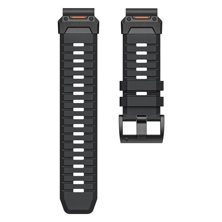 For Garmin Fenix 3 / 5 / 5X / 6X / 7X Smart Watch Replacement Strap 26mm Universal Fluorubber Wrist Band