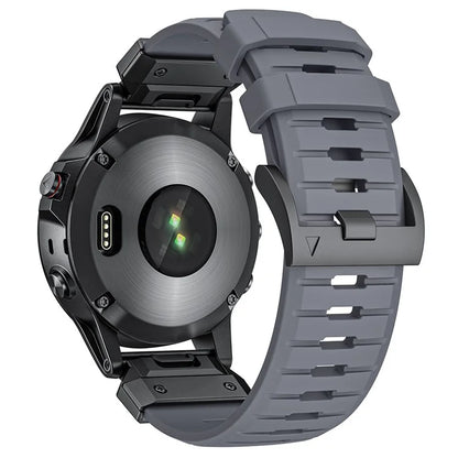 For Garmin Fenix 3 / 5 / 5X / 6X / 7X Smart Watch Replacement Strap 26mm Universal Fluorubber Wrist Band