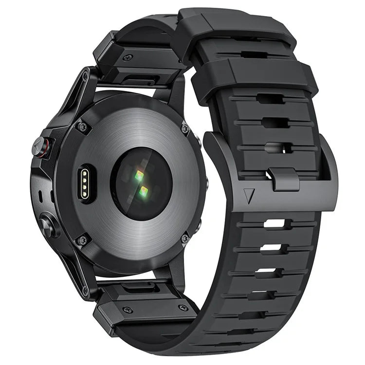 For Garmin Fenix 3 / 5 / 5X / 6X / 7X Replacement Strap 22mm Universal Smart Watch Fluorubber Wrist Band