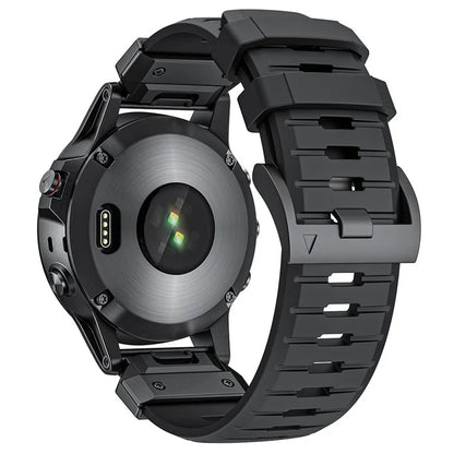 For Garmin Fenix 3 / 5 / 5X / 6X / 7X Replacement Strap 22mm Universal Smart Watch Fluorubber Wrist Band