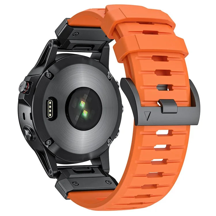 For Garmin Fenix 3 / 5 / 5X / 6X / 7X Replacement Strap 22mm Universal Smart Watch Fluorubber Wrist Band