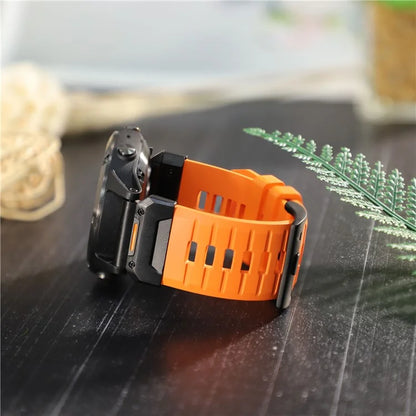 For Garmin Fenix 3 / 5 / 5X / 6X / 7X Replacement Strap 22mm Universal Smart Watch Fluorubber Wrist Band