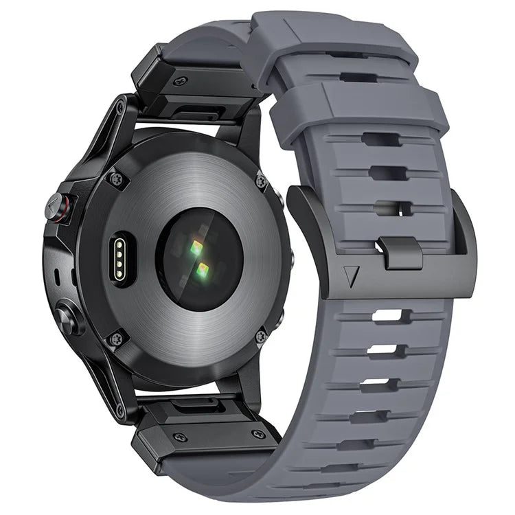 For Garmin Fenix 3 / 5 / 5X / 6X / 7X Replacement Strap 22mm Universal Smart Watch Fluorubber Wrist Band