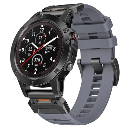 For Garmin Fenix 3 / 5 / 5X / 6X / 7X Replacement Strap 22mm Universal Smart Watch Fluorubber Wrist Band