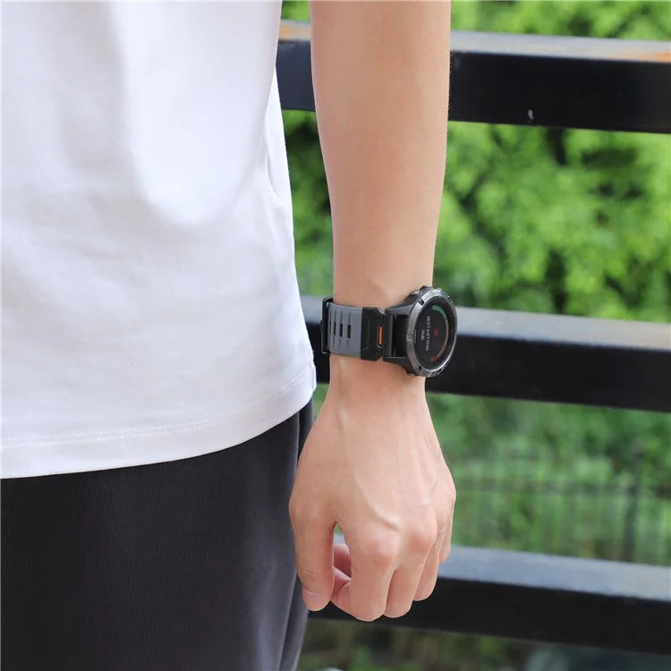 For Garmin Fenix 3 / 5 / 5X / 6X / 7X Replacement Strap 22mm Universal Smart Watch Fluorubber Wrist Band