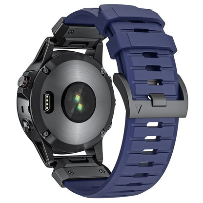 For Garmin Fenix 3 / 5 / 5X / 6X / 7X Replacement Strap 22mm Universal Smart Watch Fluorubber Wrist Band