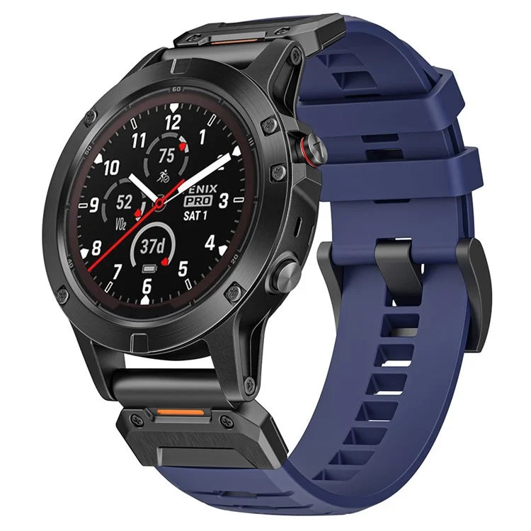 For Garmin Fenix 3 / 5 / 5X / 6X / 7X Replacement Strap 22mm Universal Smart Watch Fluorubber Wrist Band