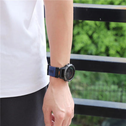 For Garmin Fenix 3 / 5 / 5X / 6X / 7X Replacement Strap 22mm Universal Smart Watch Fluorubber Wrist Band