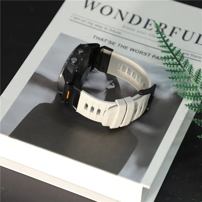 For Garmin Fenix 3 / 5 / 5X / 6X / 7X Replacement Strap 22mm Universal Smart Watch Fluorubber Wrist Band