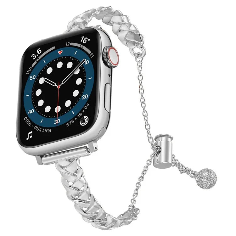 For Apple Watch 10 46mm / Ultra 2 / Ultra 49mm / 9 8 7 45mm / SE (2023) SE (2022) SE 6 5 4 44mm / 3 2 1 42mm Copper Bracelet X-Shape Design Strap