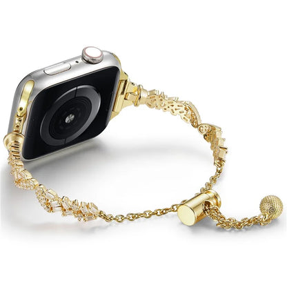 For Apple Watch 10 46mm / Ultra 2 / Ultra 49mm / 9 8 7 45mm / SE (2023) SE (2022) SE 6 5 4 44mm / 3 2 1 42mm Angel Wings Design Copper Watch Strap