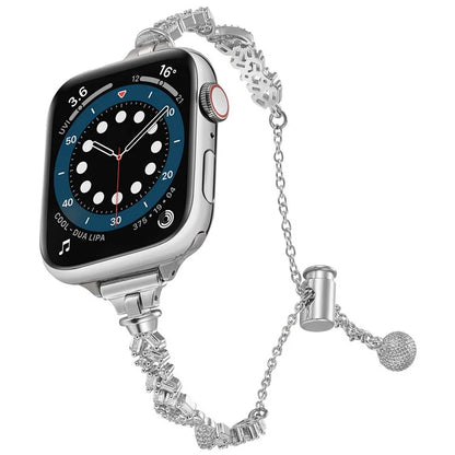 For Apple Watch 10 46mm / Ultra 2 / Ultra 49mm / 9 8 7 45mm / SE (2023) SE (2022) SE 6 5 4 44mm / 3 2 1 42mm Angel Wings Design Copper Watch Strap