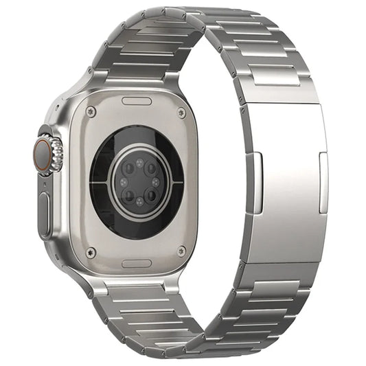 For Apple Watch Series 10 42mm / 9 8 7 41mm / SE (2023) SE (2022) SE 6 5 4 40mm / 3 2 1 38mm Titanium Alloy Band Replacement Watch Strap