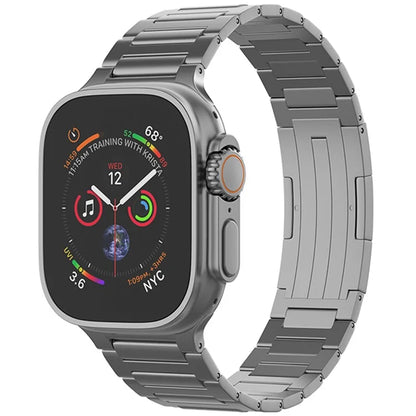 For Apple Watch Series 10 42mm / 9 8 7 41mm / SE (2023) SE (2022) SE 6 5 4 40mm / 3 2 1 38mm Titanium Alloy Band Replacement Watch Strap