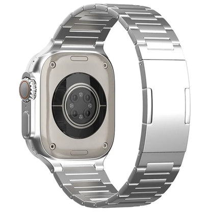 For Apple Watch 10 46mm / Ultra 2 / Ultra 49mm / 9 8 7 45mm / SE (2023) SE (2022) SE 6 5 4 44mm / 3 2 1 42mm Replacement Titanium Alloy Watch Strap