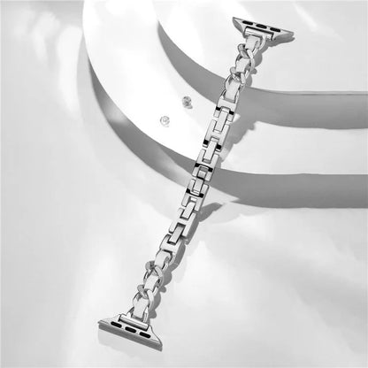 For Apple Watch 10 46mm / Ultra 2 / Ultra 49mm / 9 8 7 45mm / SE (2023) SE (2022) SE 6 5 4 44mm / 3 2 1 42mm Zinc Alloy+Leather Watch Strap