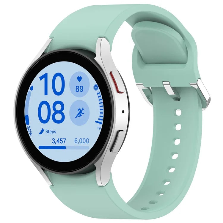 For Samsung Galaxy Watch7 / Watch6 / Watch FE 40mm / Watch 5 / Watch4 Wrist Band Silicone Watch Strap