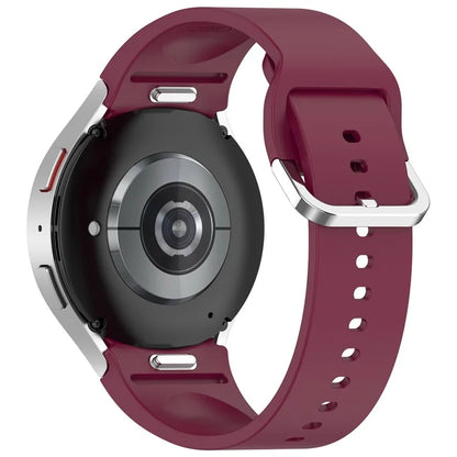 For Samsung Galaxy Watch7 / Watch6 / Watch FE 40mm / Watch 5 / Watch4 Wrist Band Silicone Watch Strap