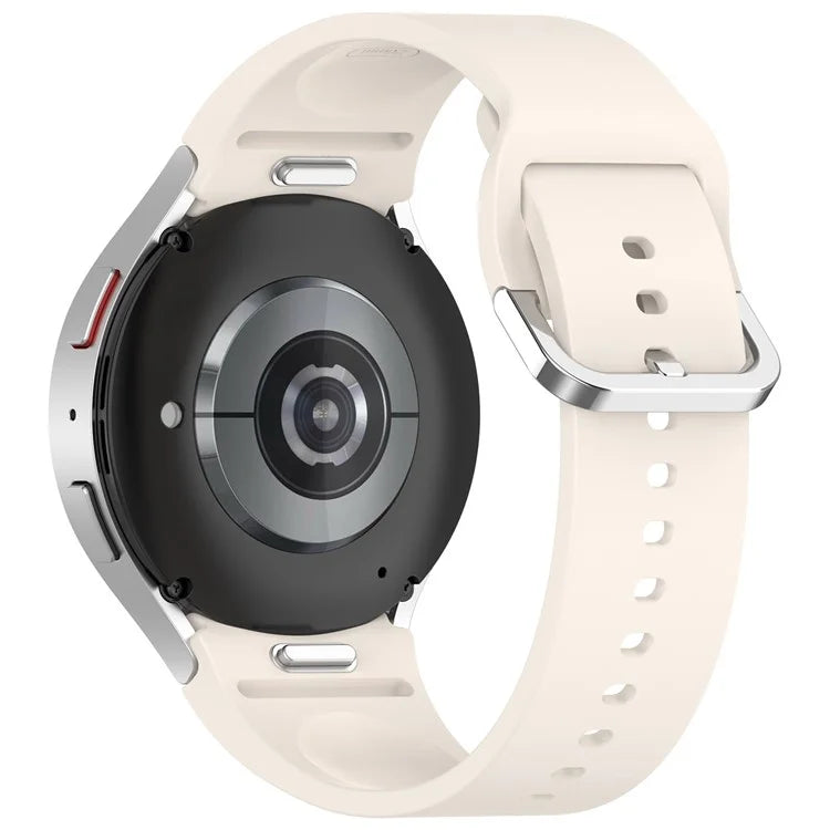 For Samsung Galaxy Watch7 / Watch6 / Watch FE 40mm / Watch 5 / Watch4 Wrist Band Silicone Watch Strap