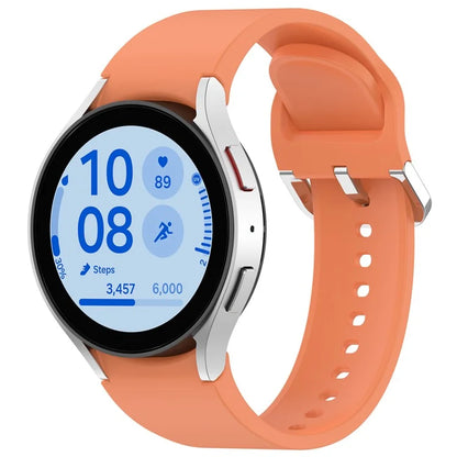 For Samsung Galaxy Watch7 / Watch6 / Watch FE 40mm / Watch 5 / Watch4 Wrist Band Silicone Watch Strap