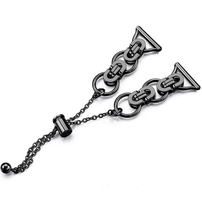 For Samsung Galaxy Watch FE 40mm Smart Watch Band Single Chain Style Metal Bracelet