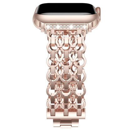 For Apple Watch Series 10 42mm / 9 8 7 41mm / SE (2023) SE (2022) SE 6 5 4 40mm / 3 2 1 38mm Zinc Alloy Band Replacement Watch Strap