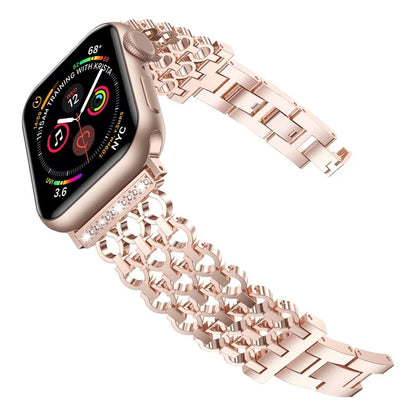 For Apple Watch Series 10 42mm / 9 8 7 41mm / SE (2023) SE (2022) SE 6 5 4 40mm / 3 2 1 38mm Zinc Alloy Band Replacement Watch Strap