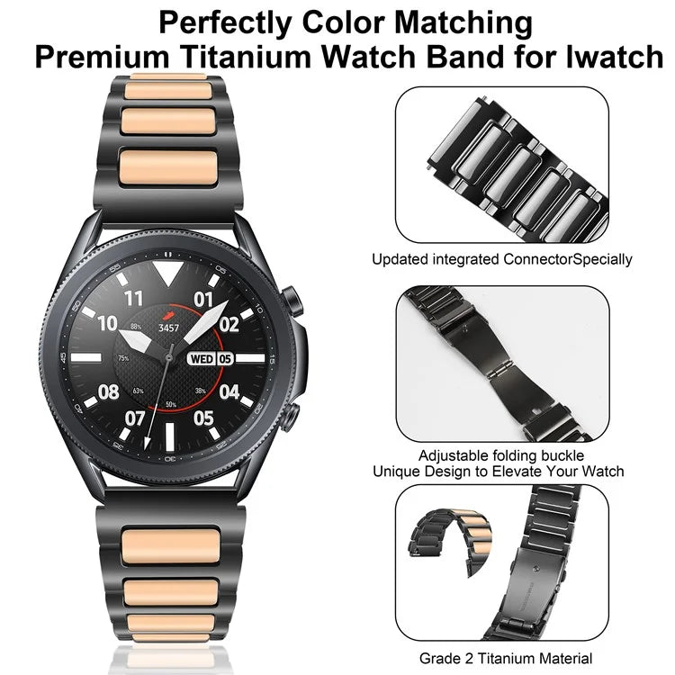 For Huawei Watch 4 / 4 Pro / GT 4 46mm Replacement Watch Strap 22mm Zinc Alloy Wrist Band