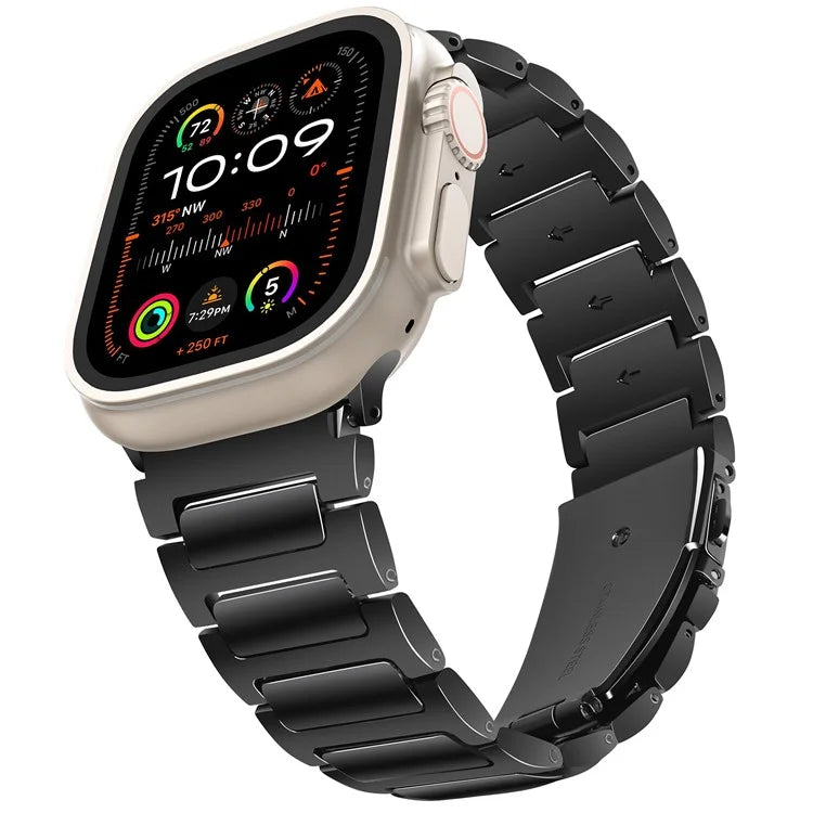 For Apple Watch Series 10 42mm / 9 8 7 41mm / SE (2023) SE (2022) SE 6 5 4 40mm / 3 2 1 38mm Sports Watch Strap Zinc Alloy Wrist Band