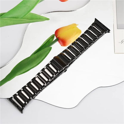 For Apple Watch Series 10 42mm / 9 8 7 41mm / SE (2023) SE (2022) SE 6 5 4 40mm / 3 2 1 38mm Sports Watch Strap Zinc Alloy Wrist Band