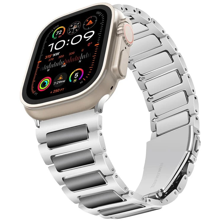 For Apple Watch Series 10 42mm / 9 8 7 41mm / SE (2023) SE (2022) SE 6 5 4 40mm / 3 2 1 38mm Sports Watch Strap Zinc Alloy Wrist Band