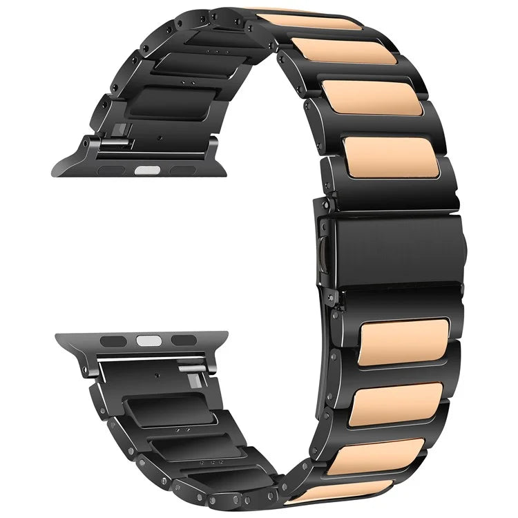 For Apple Watch 10 46mm / Ultra 2 / Ultra 49mm / 9 8 7 45mm / SE (2023) SE (2022) SE 6 5 4 44mm / 3 2 1 42mm Zinc Alloy Smartwatch Strap