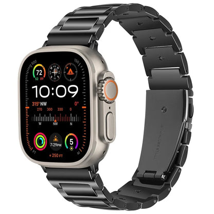 For Apple Watch 10 46mm / Ultra 2 / Ultra 49mm / 9 8 7 45mm / SE (2023) SE (2022) SE 6 5 4 44mm / 3 2 1 42mm Zinc Alloy Smartwatch Strap