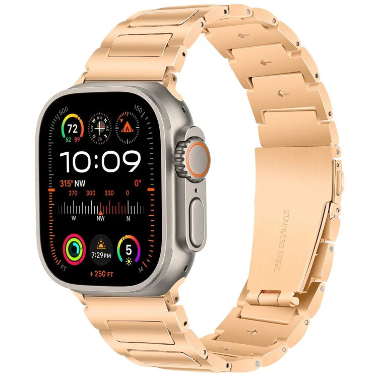 For Apple Watch 10 46mm / Ultra 2 / Ultra 49mm / 9 8 7 45mm / SE (2023) SE (2022) SE 6 5 4 44mm / 3 2 1 42mm Zinc Alloy Smartwatch Strap