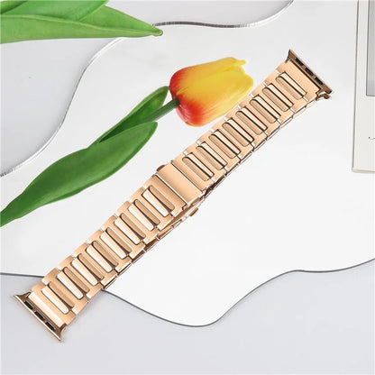 For Apple Watch 10 46mm / Ultra 2 / Ultra 49mm / 9 8 7 45mm / SE (2023) SE (2022) SE 6 5 4 44mm / 3 2 1 42mm Zinc Alloy Smartwatch Strap
