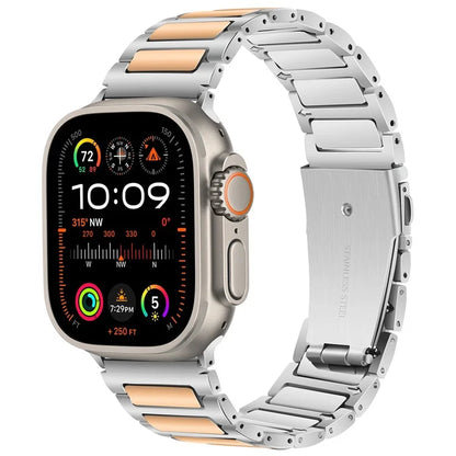 For Apple Watch 10 46mm / Ultra 2 / Ultra 49mm / 9 8 7 45mm / SE (2023) SE (2022) SE 6 5 4 44mm / 3 2 1 42mm Zinc Alloy Smartwatch Strap