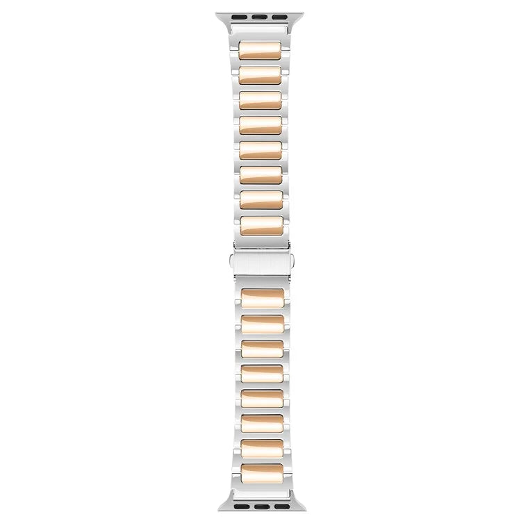 For Apple Watch 10 46mm / Ultra 2 / Ultra 49mm / 9 8 7 45mm / SE (2023) SE (2022) SE 6 5 4 44mm / 3 2 1 42mm Zinc Alloy Smartwatch Strap