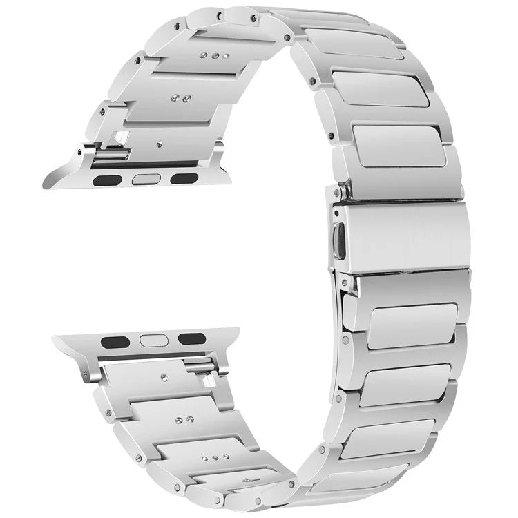 For Apple Watch 10 46mm / Ultra 2 / Ultra 49mm / 9 8 7 45mm / SE (2023) SE (2022) SE 6 5 4 44mm / 3 2 1 42mm Zinc Alloy Smartwatch Strap