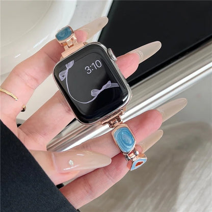 For Apple Watch 10 46mm / Ultra 2 / Ultra 49mm / 9 8 7 45mm / SE (2023) SE (2022) SE 6 5 4 44mm / 3 2 1 42mm Zinc Alloy Watch Band
