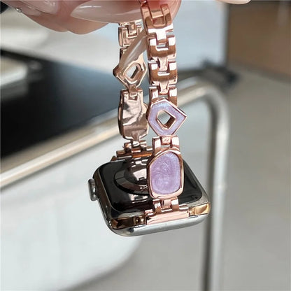 For Apple Watch 10 46mm / Ultra 2 / Ultra 49mm / 9 8 7 45mm / SE (2023) SE (2022) SE 6 5 4 44mm / 3 2 1 42mm Zinc Alloy Watch Band