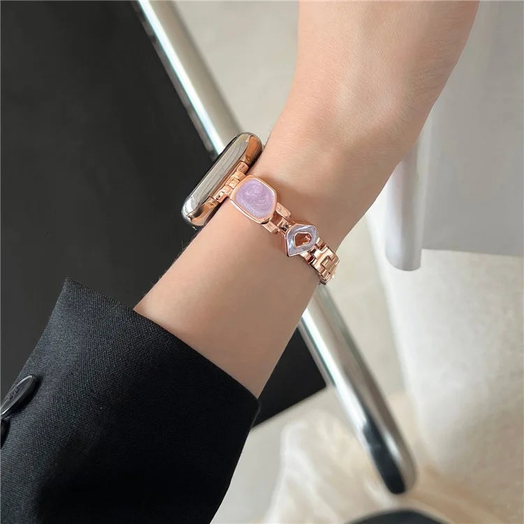 For Apple Watch 10 46mm / Ultra 2 / Ultra 49mm / 9 8 7 45mm / SE (2023) SE (2022) SE 6 5 4 44mm / 3 2 1 42mm Zinc Alloy Watch Band