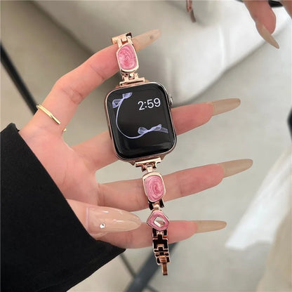 For Apple Watch 10 46mm / Ultra 2 / Ultra 49mm / 9 8 7 45mm / SE (2023) SE (2022) SE 6 5 4 44mm / 3 2 1 42mm Zinc Alloy Watch Band
