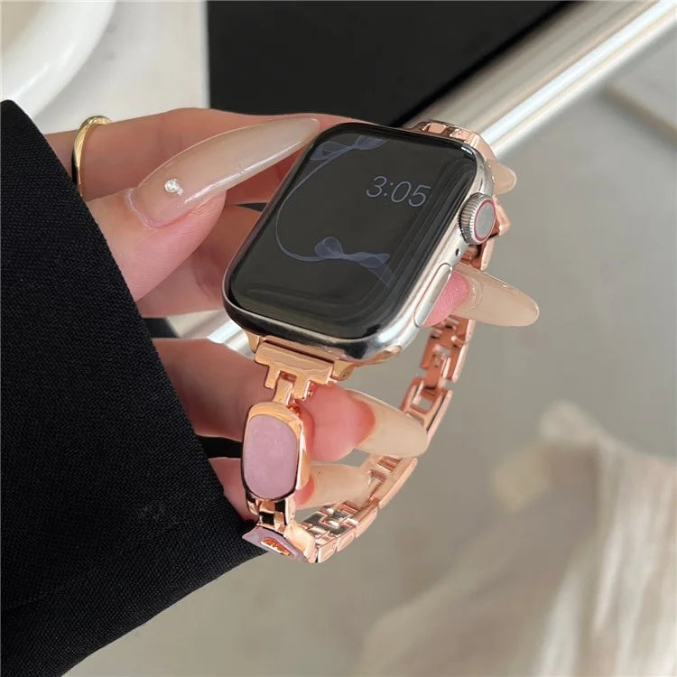 For Apple Watch 10 46mm / Ultra 2 / Ultra 49mm / 9 8 7 45mm / SE (2023) SE (2022) SE 6 5 4 44mm / 3 2 1 42mm Zinc Alloy Watch Band