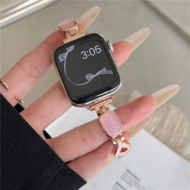 For Apple Watch 10 46mm / Ultra 2 / Ultra 49mm / 9 8 7 45mm / SE (2023) SE (2022) SE 6 5 4 44mm / 3 2 1 42mm Zinc Alloy Watch Band