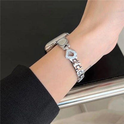 For Apple Watch 10 46mm / Ultra 2 / Ultra 49mm / 9 8 7 45mm / SE (2023) SE (2022) SE 6 5 4 44mm / 3 2 1 42mm Zinc Alloy Watch Band
